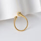 Minimalist Water Drop Ring