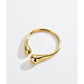 Minimalist Water Drop Ring