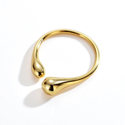Minimalist Water Drop Ring