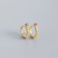 18K Gold Filled Hoop Tiny Hoop Earrings,  Silver Small Huggie Minimalist Dainty Hoops, Cartilage Hoop, Gold Conch Hoop, Pave Ring Hoops
