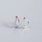 18K Gold Filled Hoop Tiny Hoop Earrings,  Silver Small Huggie Minimalist Dainty Hoops, Cartilage Hoop, Gold Conch Hoop, Pave Ring Hoops