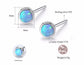 Tiny Opal Stud Earring