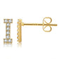 Alphabet Stud initial Earring