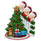 Christmas Ornaments 2023 - Peeking Family Ornament Personalized Ornament for Christmas Family of 2 3 4 5 6 7 8 - Christmas Ornament Gift