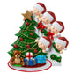Christmas Ornaments 2023 - Peeking Family Ornament Personalized Ornament for Christmas Family of 2 3 4 5 6 7 8 - Christmas Ornament Gift