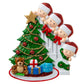 Christmas Ornaments 2023 - Peeking Family Ornament Personalized Ornament for Christmas Family of 2 3 4 5 6 7 8 - Christmas Ornament Gift