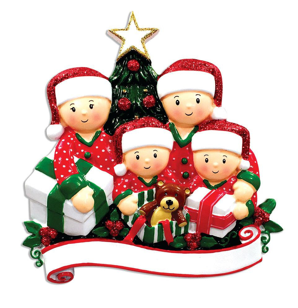 Family Christmas Ornament,Personalized Opening Present Family, Custom Family Ornament, Family Ornament with Name, 2022 Christmas Ornament