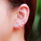 Tiny Diamond Stud Earrings, Round Cut Diamond Stud, Dainty CZ Stud, 8mm 7mm 6mm 5mm 4mm 3mm Diamond Studs, Minimalist Earrings, Gift for Her