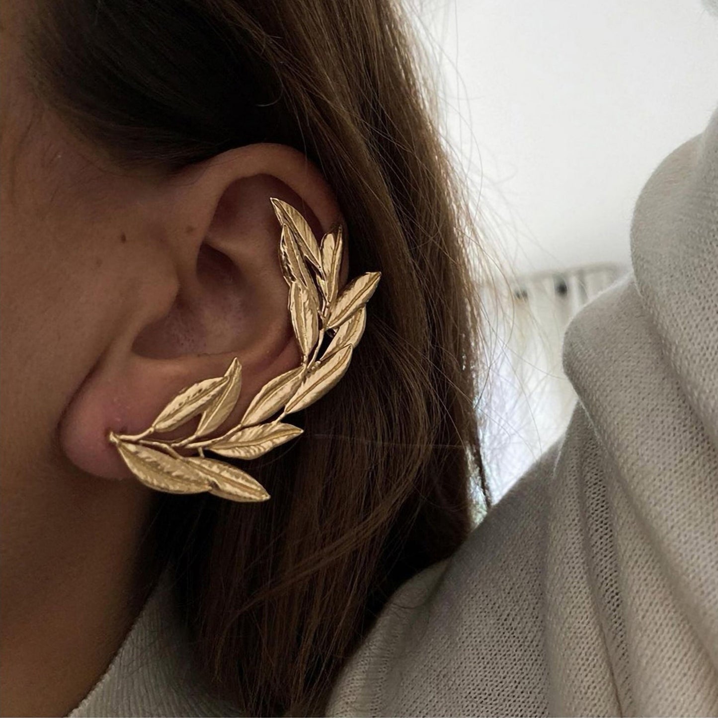 Leaf Ear Clips For Women