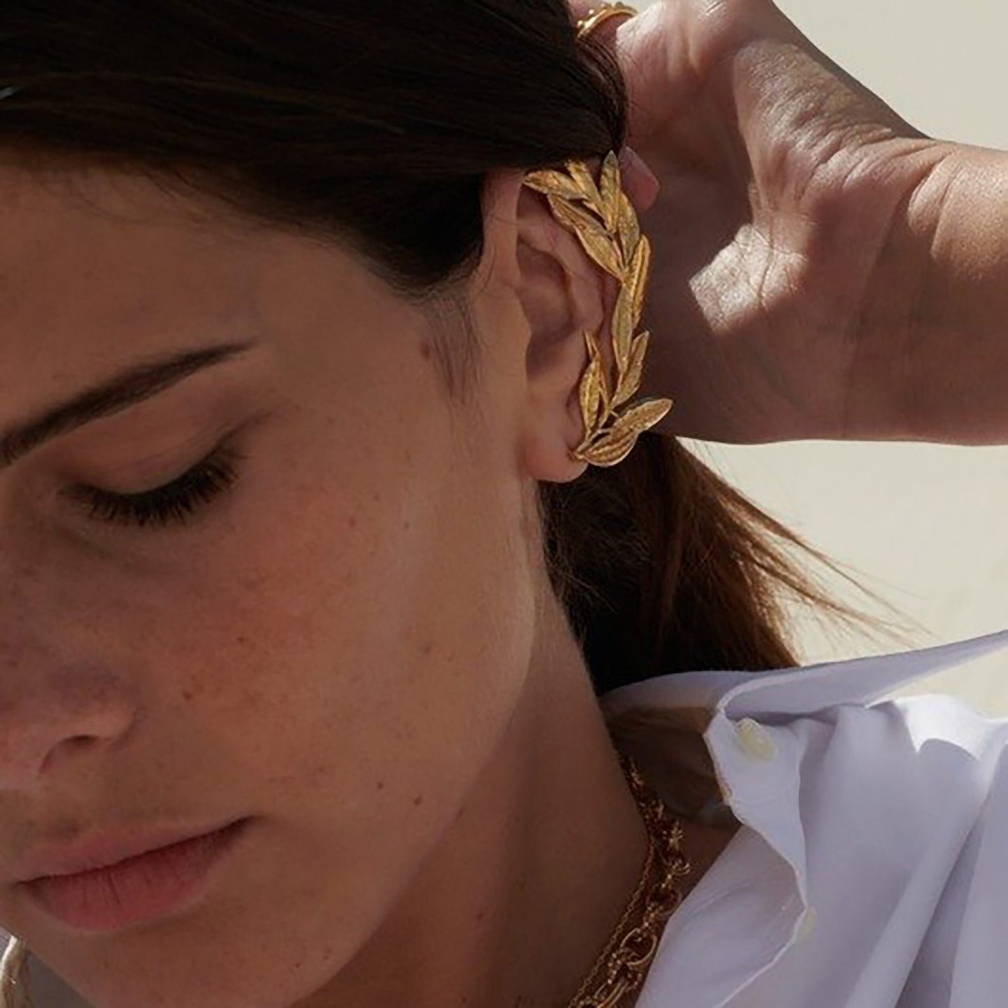 Leaf Ear Clips For Women