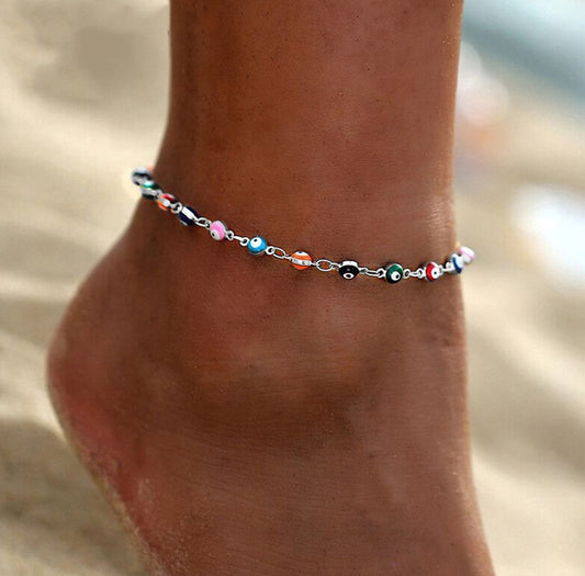 Bohemian Feet Jewelry Women Beaded Ankle Bracelet
