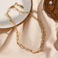 18K Gold Plated Super Thin Twisted Texture Stainless Steel Chain Necklace,  Jewelry Necklace For Women