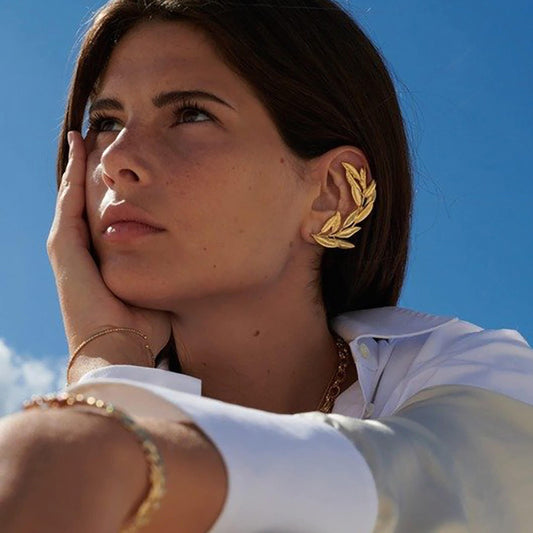 Leaf Ear Clips For Women