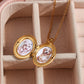 Oval Custom Picture Frame Locket Pendant Necklace Stainless Steel Gold Plated Picture Necklace Pendant Jewelry