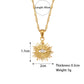 18k Gold Plated Evil Eye Pendant Necklace, Stainless Steel Necklace Set  Necklaces, 2022 Jewelry Zircon Charm