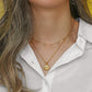 18k Gold Plated Evil Eye Pendant Necklace, Stainless Steel Necklace Set  Necklaces, 2022 Jewelry Zircon Charm