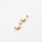 Vintage Bold Croissant Earring