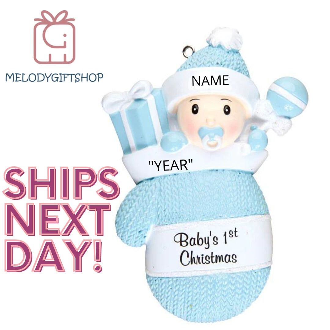 Personalized Baby Ornament,Babys First Christmas Ornament 2023 Baby's 1st Christmas Ornament, Newborn Ornament, Pregnancy Gift