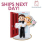 Couple Wedding Christmas Ornament 2023 ,  Bride And Groom Ornament,  2023 Wedding Ornament,  Newlywed Ornament, Christmas Couple Ornament
