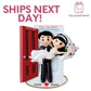 Couple Wedding Christmas Ornament 2023 ,  Bride And Groom Ornament,  2023 Wedding Ornament,  Newlywed Ornament, Christmas Couple Ornament
