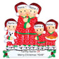 Pajama Family Christmas Ornament Personalized 2023 - Family Christmas Ornament - Family of 3 4 5 6  Christmas Ornament,Christmas Ornament