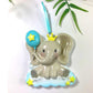 Elephant Baby Boy  Christmas Ornament 2023  - Elephant Personalized Ornament - Personalized Baby Boy First Christmas - Christmas Ornament