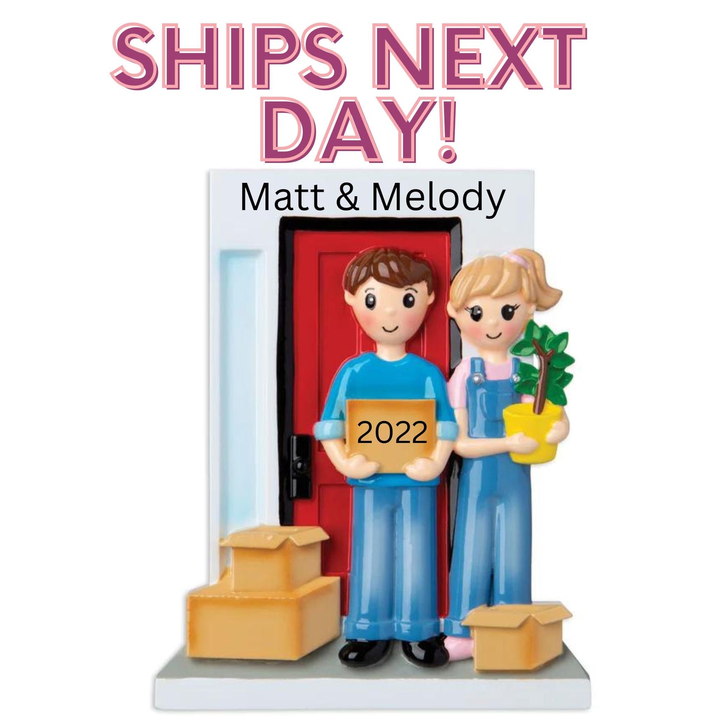 Moving in Couple New House Home Apartment 2023 Our New Home Christmas  Ornament Our First Home Christmas Ornament 2023 Couples Ornament
