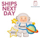 Astronaut Personalized Christmas Ornament,Astronaut Ornament,Astronaut Baby Ornaments,Astronaut Christmas Ornament, Christmas gift for Kids
