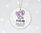 Baby's First Christmas Ornament - Baby Stats First Christmas Ornament - Custom Baby Ceramic Ornament 2023 -Personalized New Baby Ornament