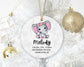 Baby's First Christmas Ornament - Baby Stats First Christmas Ornament - Custom Baby Ceramic Ornament 2023 -Personalized New Baby Ornament
