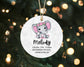 Baby's First Christmas Ornament - Baby Stats First Christmas Ornament - Custom Baby Ceramic Ornament 2023 -Personalized New Baby Ornament