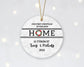 Personalized New Home Ornament 2023 - New Home Christmas Ornament - Wreath New House Ornament First Christmas Ornament  New House Ornament