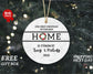 Personalized New Home Ornament 2023 - New Home Christmas Ornament - Wreath New House Ornament First Christmas Ornament  New House Ornament