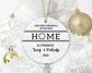 Our New Home Ornament - First Christmas in our New House 2022 - Personalized New Home Christmas Ornament