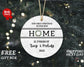 Our New Home Ornament - First Christmas in our New House 2022 - Personalized New Home Christmas Ornament