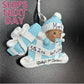 African American Baby Girl Christmas Ornament,African American Girl First Christmas,African American Boy First Christmas,Christmas Ornament
