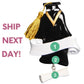 Graduation Christmas Ornament 2022, Grad Gown Personalized Ornament, Law Diploma Cap, Tassel PHD College - High School Student Graduate Gift
