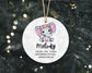 Baby's First Christmas Ornament - Baby Stats First Christmas Ornament - Custom Baby Ceramic Ornament 2023 -Personalized New Baby Ornament
