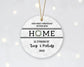Our New Home Ornament - First Christmas in our New House 2022 - Personalized New Home Christmas Ornament