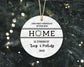 Our New Home Ornament - First Christmas in our New House 2022 - Personalized New Home Christmas Ornament