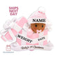 Girl Baby's 1st Christmas Ornament - Brown African American Baby Girl Christmas Ornament Black Baby Girl Present Personalized Baby Girl 2023