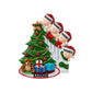 Christmas Peeking Family Ornaments 2023 - Family Christmas Ornament Personalized 2023 - Ornament for Christmas Family of 2 3 4 5 6 7 8 9