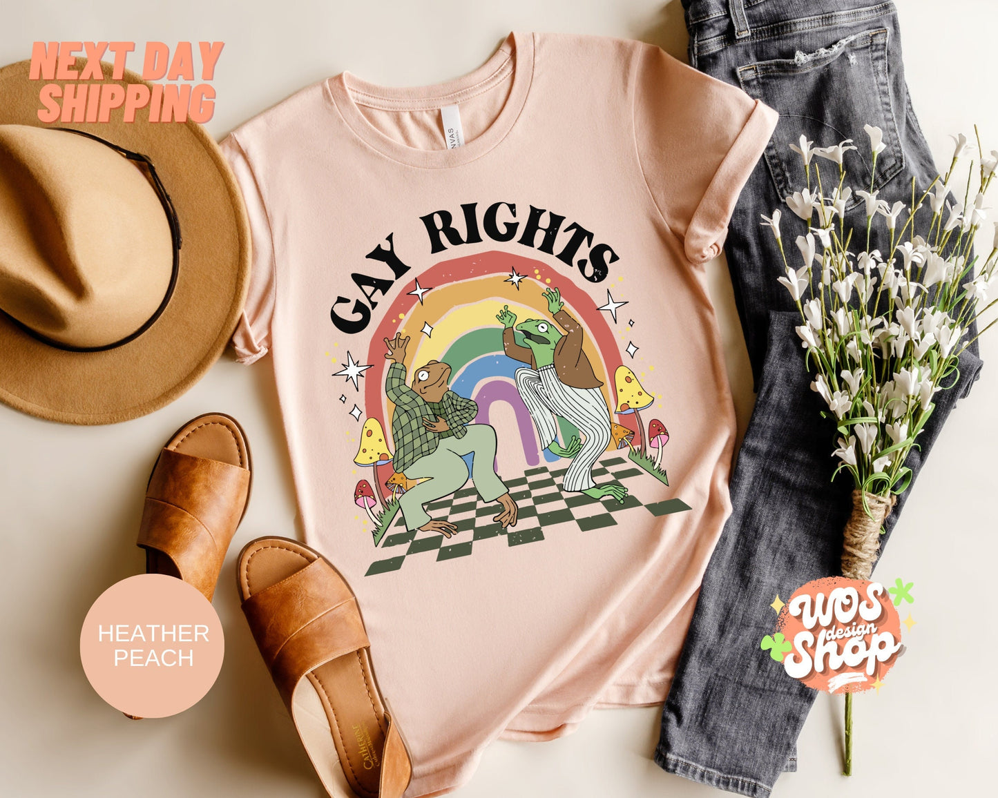 Frog and Toad Pride Shirt, Gay Pride Shirt, Frog Pride Shirt, Groovy Pride Shirt, Love is Love Shirt