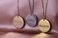 Custom Name Necklace Personalized Jewelry Custom Initials Necklace Disc Necklace Name Necklace Personalized Name Necklace