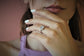 Big Square Diamond Ring 0.55 CT Real Diamonds Solid Gold Engagement Ring, Custom 14K and 18K White Gold, Yellow Gold or Rose Gold Ring Band
