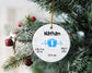 Baby's First Christmas Ornament Personalized Baby First Christmas Ornament Custom Baby Christmas Ornament Baby Boy's 1st Christmas