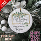 New Home Ornament, Our First Home Ornament,Couple Ornament,First Home Christmas Ornament, First Christmas Ornament