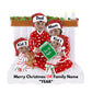 African American Christmas Family Ornaments 2024 - Family Christmas Ornament Personalized 2023 - Ornament for Christmas Family of 2 3 4 5 6