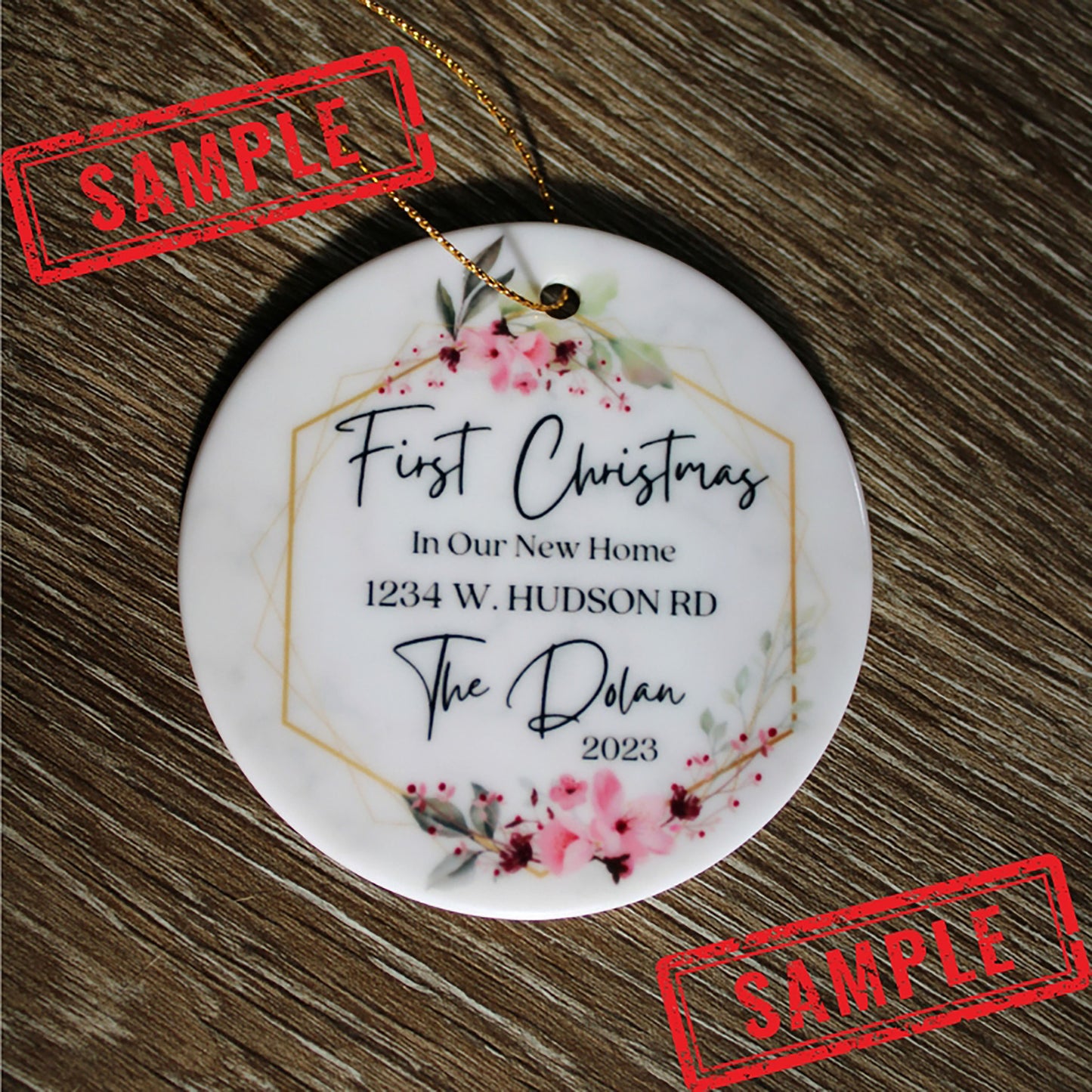 New Home Ornament, Our First Home Ornament,Couple Ornament,First Home Christmas Ornament, First Christmas Ornament