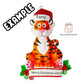 Personalized Tiger Kids Christmas Ornament